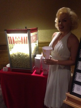 Our Popcorn at a Hollywood Event